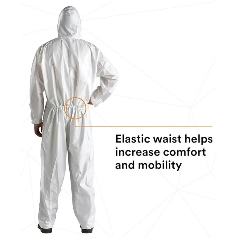 Disposable Coverall Overall Suit,Full Body Protective,Heavy-Duty Protective Suits Chemical Protection