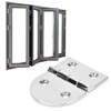 Stainless Steel Hinge Round Head Mirror Polishing Home Door Installing