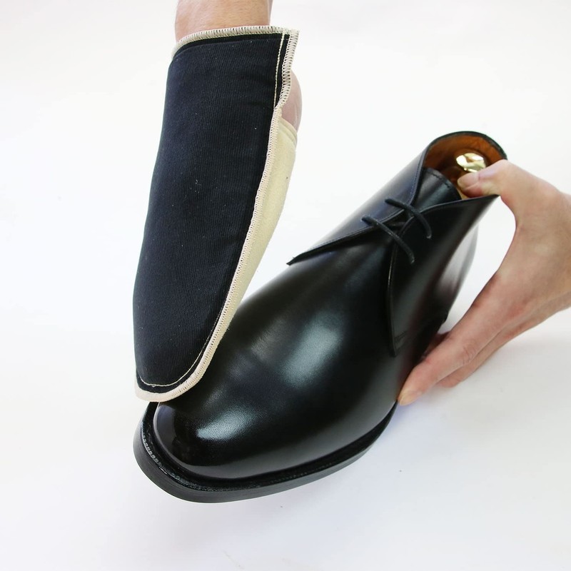 [コロンブス] 鏡面磨き シューケア 仕上げ用 ハイグレードグローブシャイン 約14.5×約19cm