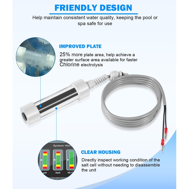 Bonbo 76078 Scepter Salt Cell Replacement Compatible with Hot Spring