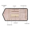 Travel Jewellery Roll -Jewellery Travel Pouch Portable Case Box Organiser,