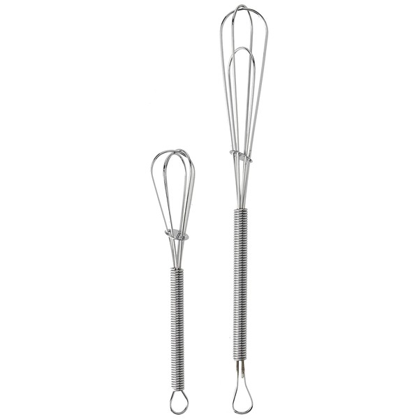 Chef Aid 2 Stainless Steel Mini Whisks