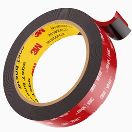 EMITEVER Double Sided Tape, Heavy Duty Mounting Tape, 15Ft x 0.6In Two Sided Acrylic Foam Tape, 2 Sided Strong Adhesive Tape, Waterproof Two Way Tape for Automotive, Car, Home Decor, Office Décor