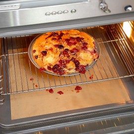 3 PAGEN® - Durable baking foil for oven reusable baking paper - oven protection film heat-resistant and non-stick coating - can be cut to size and dishwasher safe - 33 x 45 cm - 1 piece
