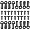 Picture Frame Hardware Kit, 100 Turn Button Fasteners, 100 Screws,