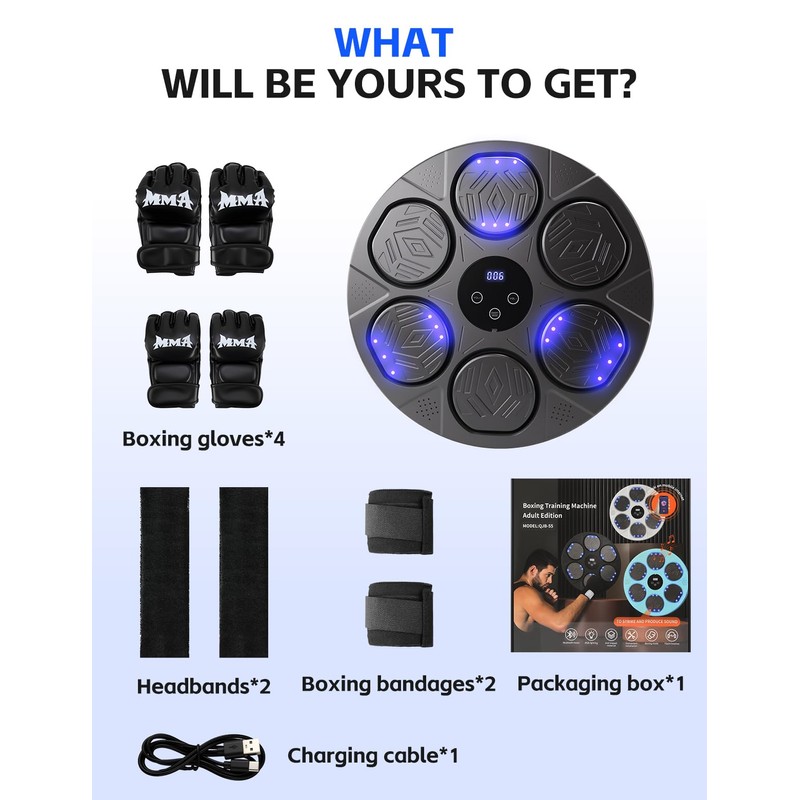 Music Boxing Training Machine for Kids & Adults - 9