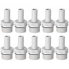 sourcing map PVC Barb Hose Fitting Connector Adapter 10mm or