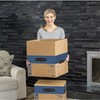 Bankers Box Medium Prime Moving Boxes, Tape-Free FastFold with Reinforced