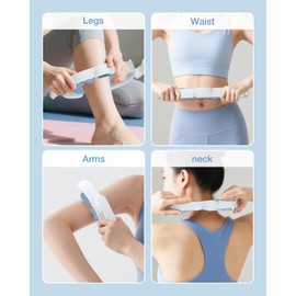 bedee Manual Anti-Cellulite Massager - Removable Massage Heads, for Lifting, Firming and Smoothing The Skin, Arms, Waist, Thighs and Buttocks, Blue