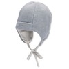 Sterntaler Girls' Melange Hat, smoke Grey
