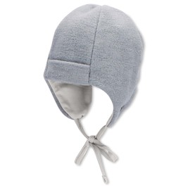Sterntaler Girls' Melange Hat, smoke Grey