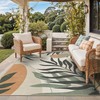 GENIMO 5x8 Outdoor Rug, Washable for Patio and Deck, Beige