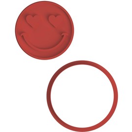Love Smiley Face Cookie Cutter & Stamp