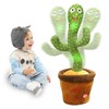 seOSTO Talking Cactus Toy with 10 Children's Rhymes & Adjustable