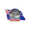 Sydney (Australia) - 3D Metal Fridge Magnet for Kitchen Refrigerator