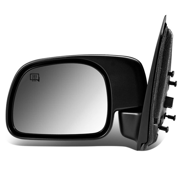 DNA Motoring OEM-MR-FO1320308 Left Side Black Textured Power Adjustment Heated