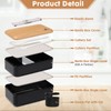 Sinnsally Lunch Boxes,1400ML Stackable Bento Box for Adults,Leak-Proof Lunch Container