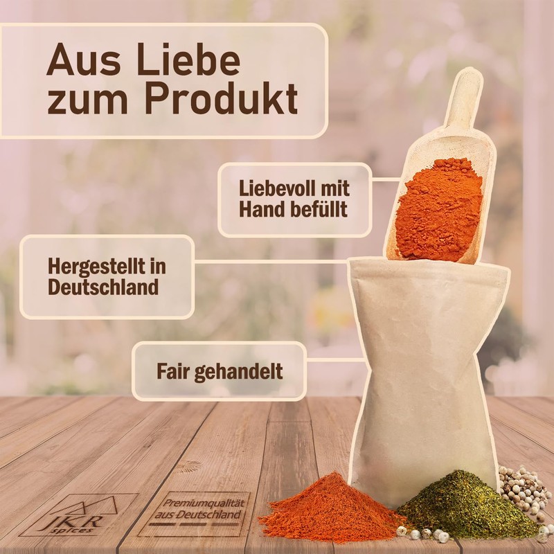 JKR Spices 250 g Organic Rosehip Powder, Rosehip Powder, Whole
