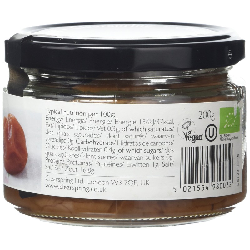 Clearspring Organic Japanese Umeboshi Plums 200g