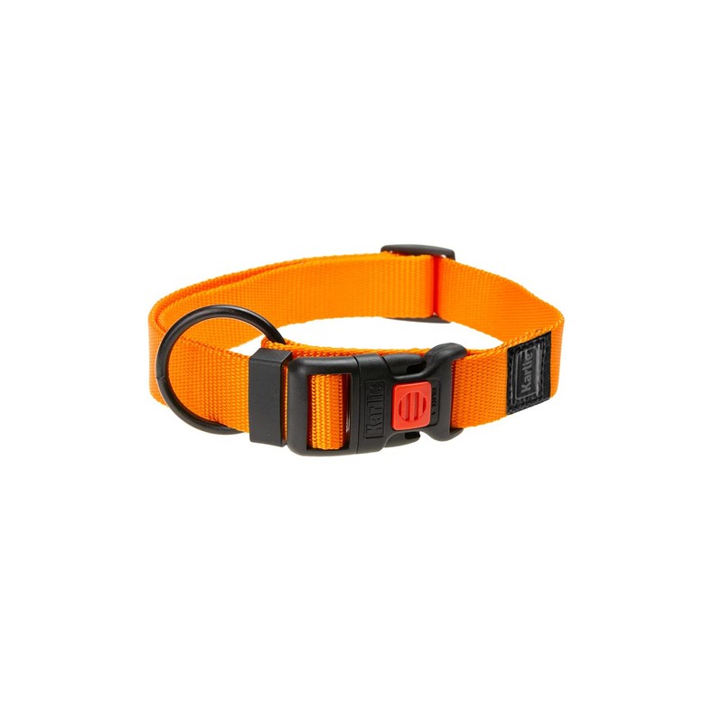 Karlie 67749 Plus Adjustable Collar with Safety Clasp, 10 mm,