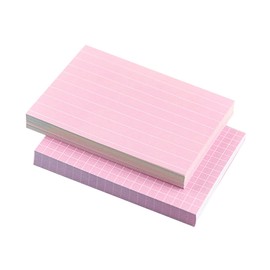 Operitacx 150pcs Ruled Index Cards Random Colors Versatile Note Cards for Study Memorization and Project Organization for School and Office Use