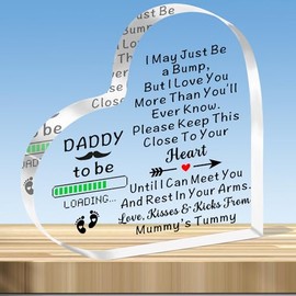 JMIMO New Dad Gifts for Men Him Daddy to Be Gifts Fathers' Day Birthday Christmas Day Baby Announcement Pregnancy Gifts for New First Time Father Husband Soon to Be Dad Present from Wife New Mummy