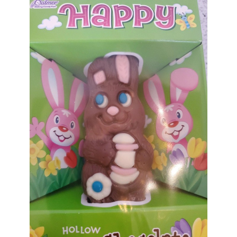 Palmer Easter Palmer "Happy" Hollow Milk Chocolate Bunny 1.5oz