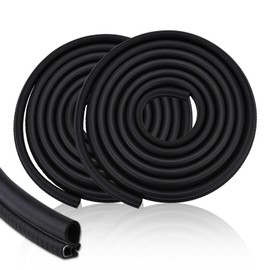 Door Weather Stripping Seal Compatible with 1986-2007 Peterbilt 377 359 379 330 360 370 380,Rubber Front Door Weatherstrip Replace#20-10985-644 R60-6001-650