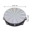 Radiant Tambourine Reflective Clear Crisp Sound Double Row Bell Drum