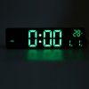 Digital Alarm Clock 10in 12/24H Temperature Display Battery Powered Quiet