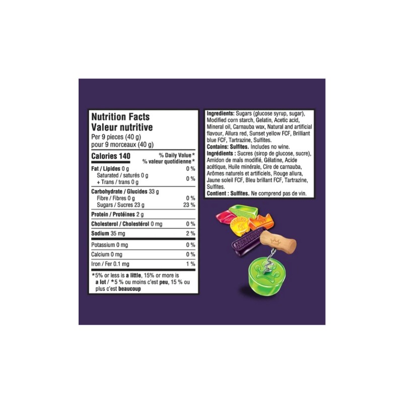 Maynards, Wine Gums Gummy Candy, Sharing Size, 315g