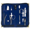 Blue Velvet – 6 Pieces Manicure Case/Nail Clippers – Nail