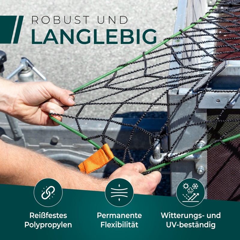 CargoVA® Intelligent Trailer Net Stretchy 1 x 2 to 2