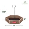 Kingsyard Platform Bird Feeder for Outdoor Hanging - Rugged Recycled