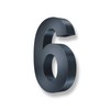 Metzler 3D House Number Anthracite RAL7016 Stainless Steel Height 20