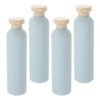 NOLITOY Travel Toiletry Bottles Set 4pcs Refillable Shampoo Dispenser Bottles