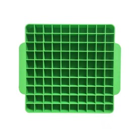 Odiche 100 Slot AA Battery Case Holder Storage Vault Container for Drawer Organization (Batteries Not Included) Green