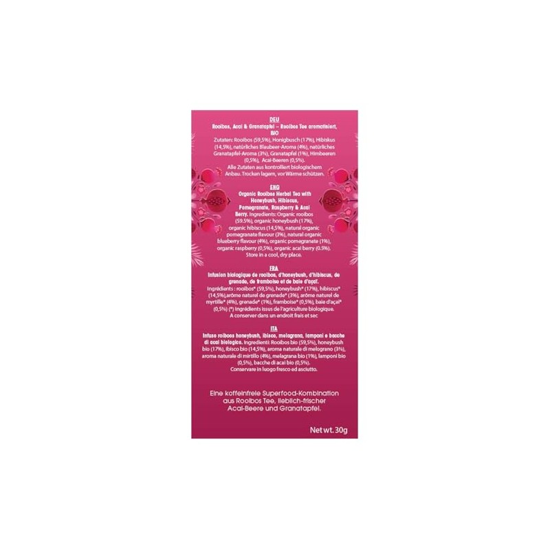 English Tea Shop English Tea Shop Organic Rooibos, Acai &