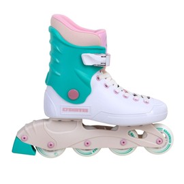 C SEVEN C7skates Nostalgic Adult Inline Skates for Women and Adult (Mint Flash, Women's 8 / Men's 7)