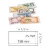 Basic banknote Sleeves, 158 x 75 mm