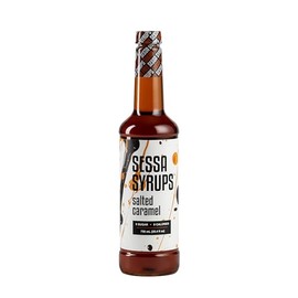 Sessa Syrups Sugar Free Salted Caramel Syrup (25.4 Fl Oz)