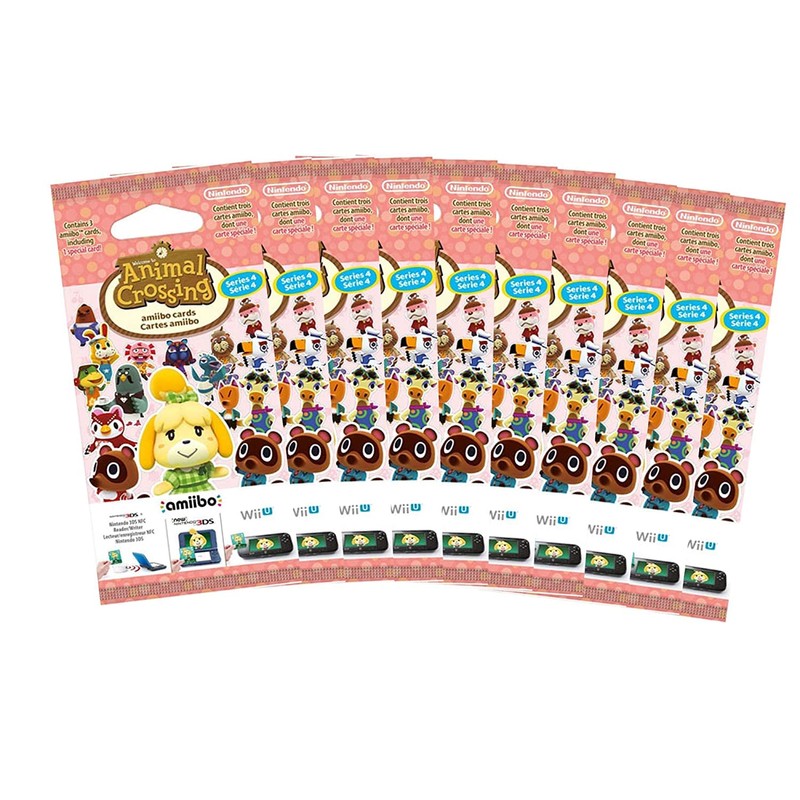 10 x Animal Crossing Amiibo Cards Series 4 - 30