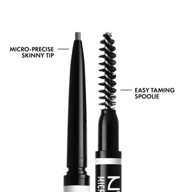 NYX PROFESSIONAL MAKEUP Micro Brow Pencil, Eyebrow Pencil - Grey