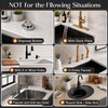 Faucet Mat for Kitchen Sink, Natural Diatomite Stone (23.6" x