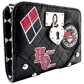 Harley My Puddin Loves Me Quinn Purse Clutch Coin Pocket & Card Holder, Black