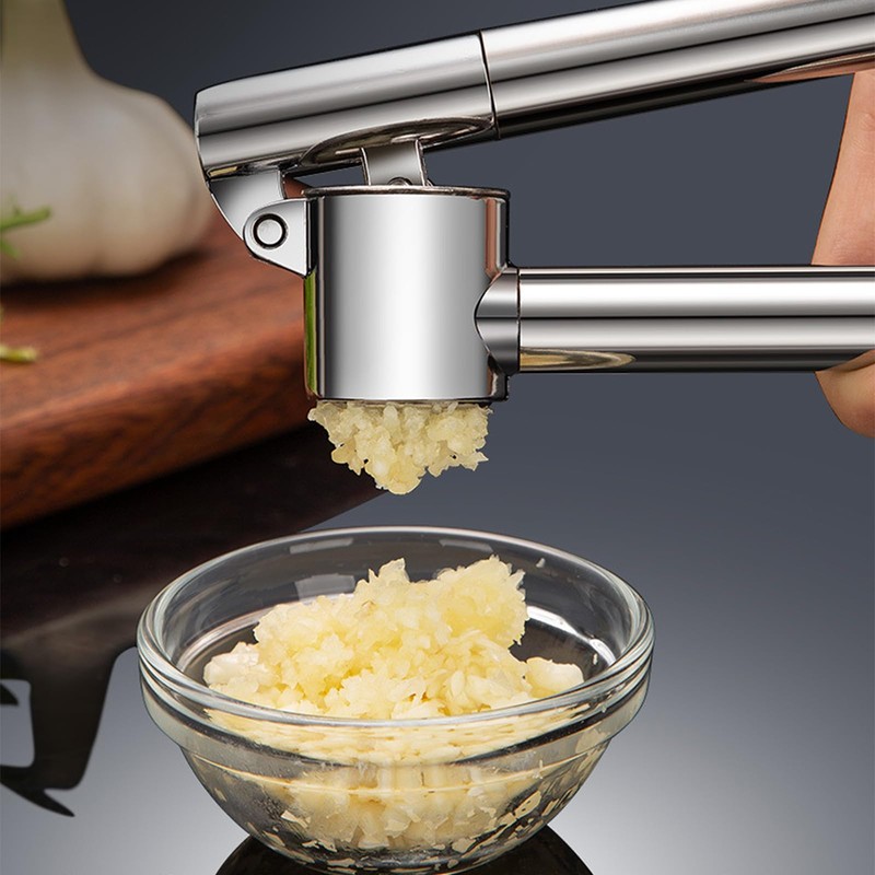 deegbbyi Garlic Press, Garlic Press, Stainless Steel Garlic Press with
