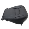 NLQR Driver Side Bottom Microfiber Leather Seat Cover Black Compatible