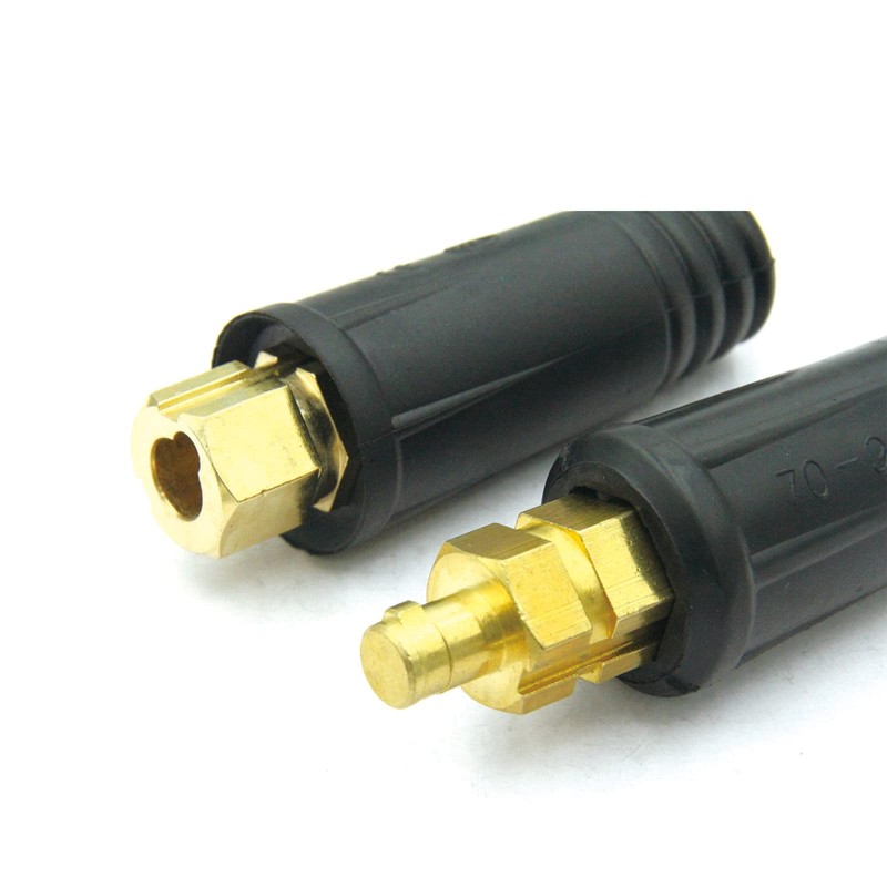 Welding Knight Welding Cable Joint Quick Connector Pair DINSE-Style 400Amp-500Amp