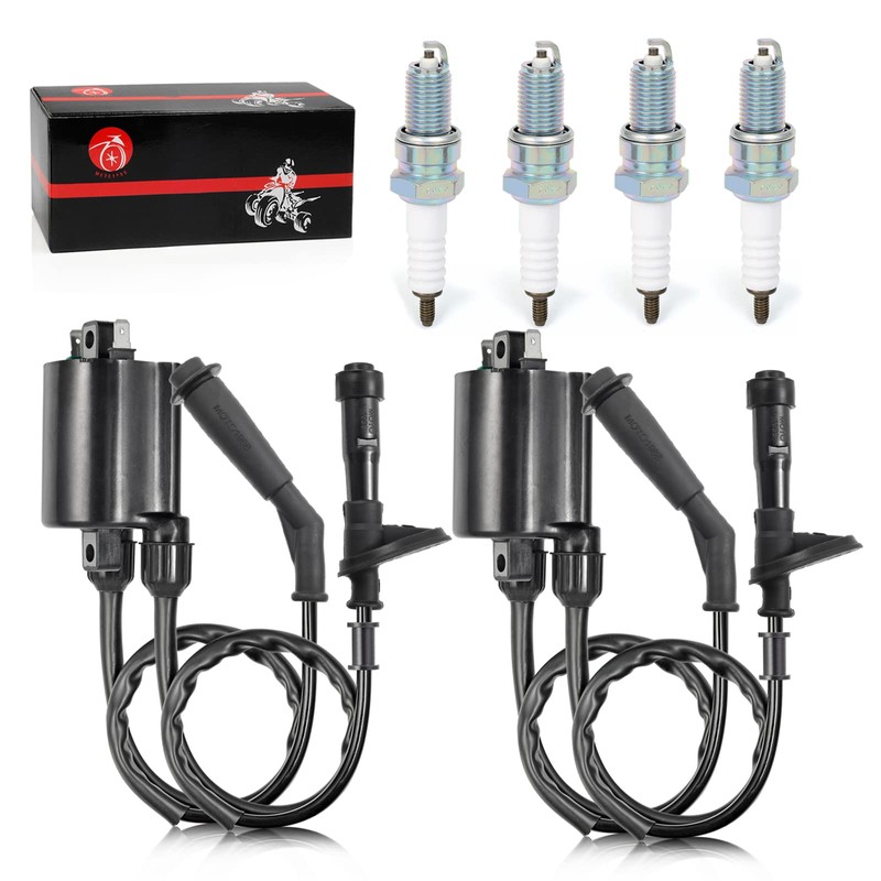Ignition Coil Pack & Spark Plug + Cap For Honda