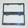 RS 2 pcs Black License Plate Frame for 3D Black